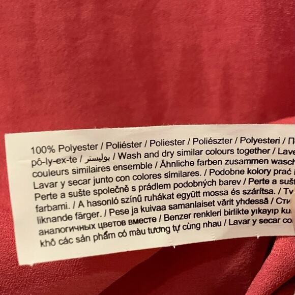 F&F Pink Blouse 3/4 length bell sleeves Size 8 - Picture 3 of 4